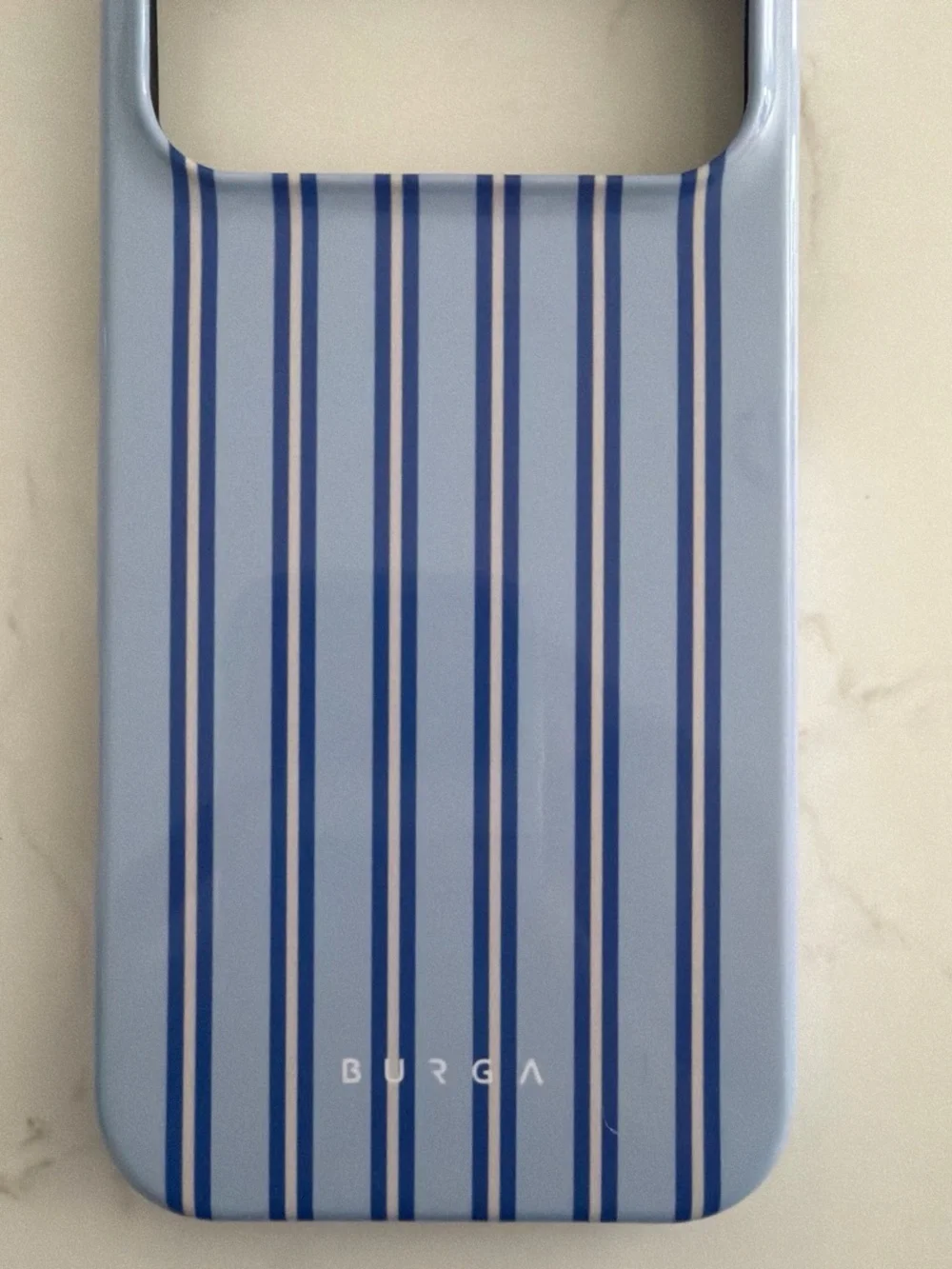 Durga Light Blue Stripe Protective Phone Case